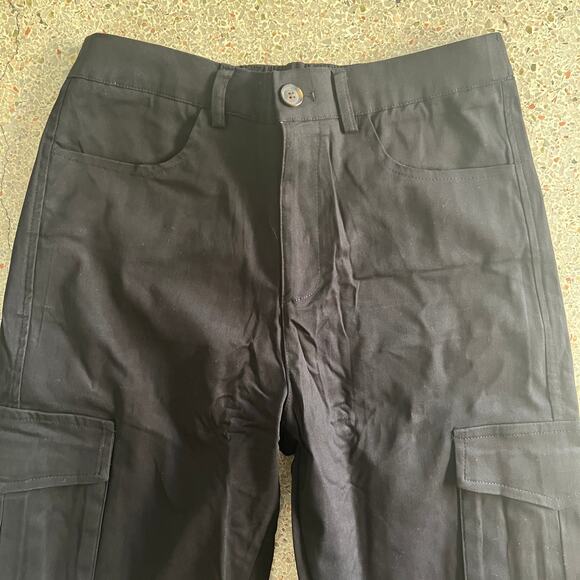Men’s Black Cargo Pants – Size M - Picture 5 of 11
